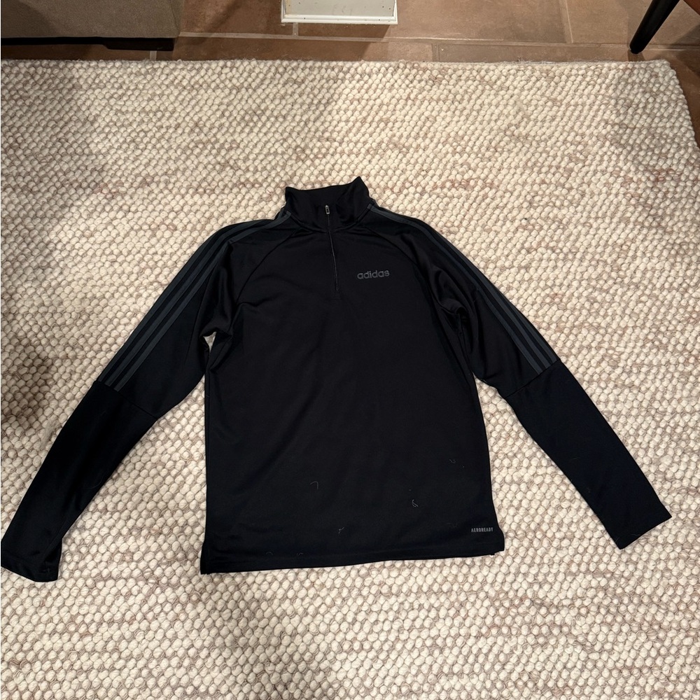 Adidas Black Long-Sleeve Top